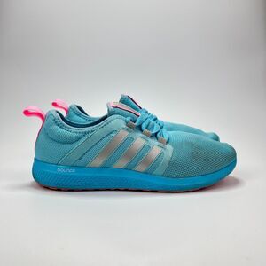 Adidas Climacool Fresh Bounce Blue Pink Athletic Running Shoes Women's Size 7.5